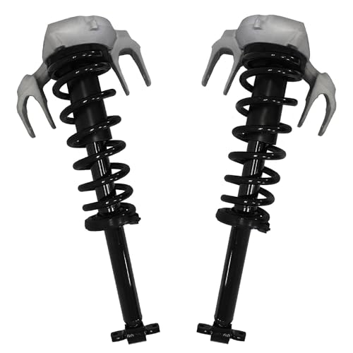 Detroit Axle - Front Struts for 2003 2004 2005 2006 2007 Cadillac CTS Complete 2 Struts with Coil Spring Assembly Replacement - size: 11703_11704/Pair