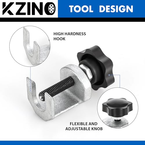 KZINO Windshiled Wiper Puller Tool, Heavy-Duty Arm Battery Terminal Bearing Remover Puller Kit, Windshield Wiper Arm Removal Tool, Arm Bearing Remover Puller Repair Tool