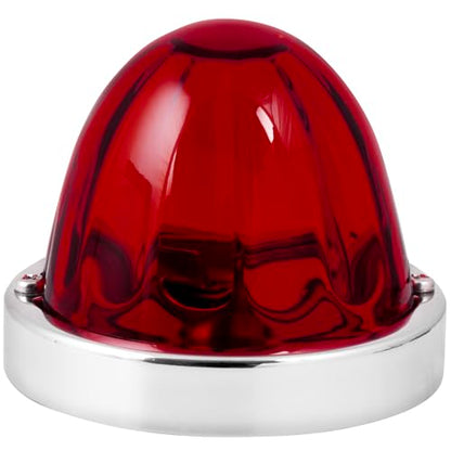 GG Grand General 92437 Stainless Steel Red Watermelon Glass Lens Kit for #1157, Bulb not Included - color: Red, style: 1157 Bulb Base