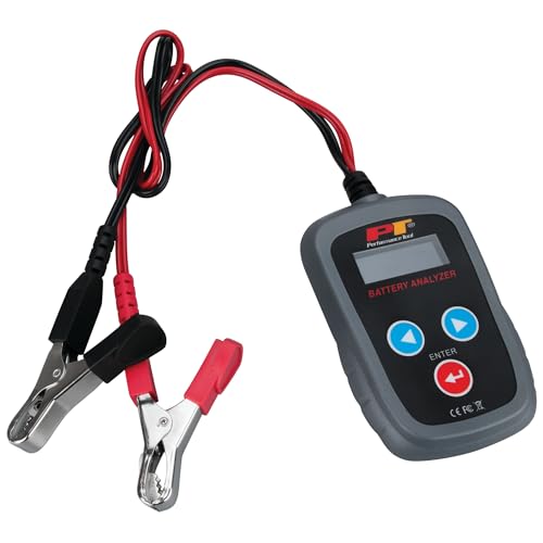 Performance Tool W2998 Digital 12 Volt Portable Battery Analyzer (200-1200 Battery Types: LA, AGM, and Vrla), 1 Pack Black - style: 12 Volt Portable Battery Analyzer