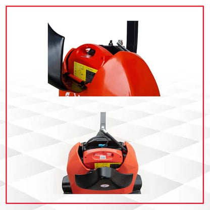 48" x27" Full Electric Pallet Jack 3300lbs Capacity Li-Ion Battery 24V/30AH