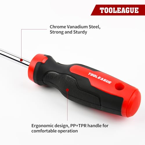 TOOLEAGUE 6Pcs Auto Upholstery Trim Panel Removal Tool Set | Car Trim Removal Tool, Fastener Remover Kit with Storage Bag - size: 6Pcs Short Auto Clip Removal Tool