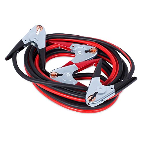 Heavy Duty Battery Jumper Cable Clamps - Set of 4, 1100A Capacity, Insulated Parrot Clips, Charging Connector Kit for Car, Auto - Strong Jumper Cable Ends