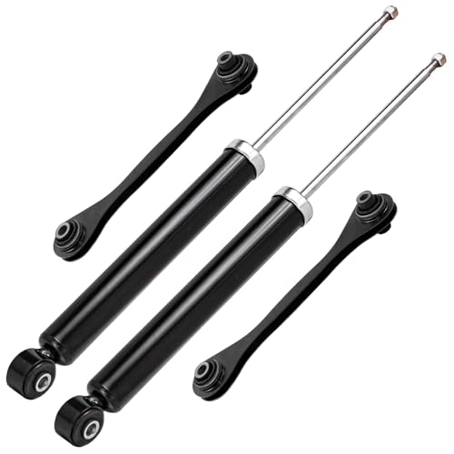 Detroit Axle - Rear Shock Absorbers + Lower Forward Control Arms | Replacement for 2012-2018 Volkswagen Jetta - 4pc Set - size: 4AC47102/shock kit