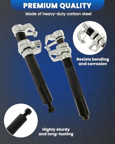 SIXIWANZI 3PCS Macpherson Strut Spring Compressor Tool, Coil Spring Compressor Tool with Safety Bracket for Car Truck ATV UTV