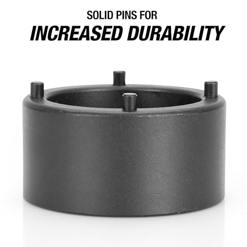 OEMTOOLS Toyota 4 Pin Hub Locknut Socket Removes/Installs Tacoma Locknuts | Removes and Installs Locknuts on Tacoma, 4Runner, and T100 4WD, 1/2 Inch Drive, Solid Pin Design, Prevents Locknut Damage - size: 4 Pin Socket
