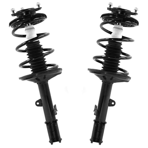 Detroit Axle - FWD 2pc Front Struts for 2001-2005 Toyota RAV4 Complete Ready Quick Install Struts w/Coil Spring Assembly 2002 2003 2004 Replacement Suspension - size: SR4152_SR4153/Pair