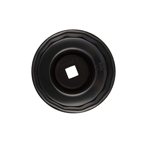 Steelman Low Profile Oil Filter Cap Wrench Socket 65mm and 67mm x 14 Flute, 3/8-inch Drive, Heavy Duty Chrome Vanadium Steel - size: 65 Millimeter and 67 Millimeter x 14 Flute