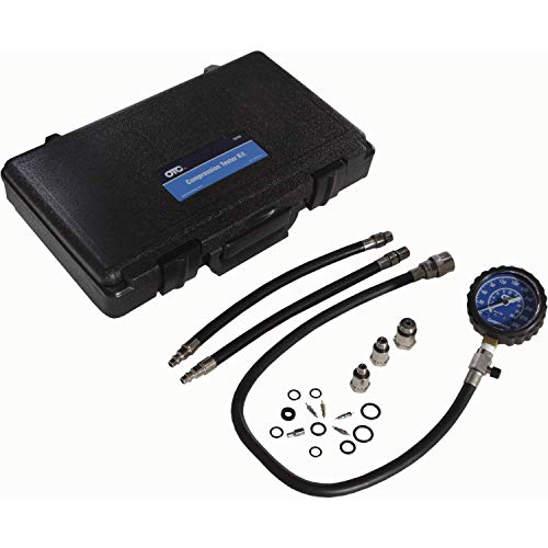 OTC 5606 Compression Tester Kit - Ideal Kit for Compression Testing on Gasoline Engines, Including Domestic/Import Cars, Trucks, Suvs, and Vans, Motorcycles, ATVs/UTVs, Watercraft, and Small Engine