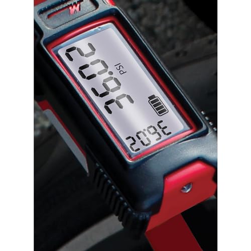 Milton Precision Digital Tire Pressure Gauge S-580ekit, Made In USA Most Accurate Inflator Gauge Available, Perfect for Professional Technicians, Easy to Read Display, 0-160 PSI Pressure Range, Red