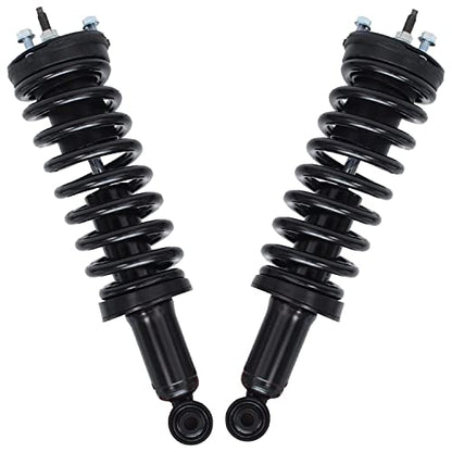 Detroit Axle - 2pc Front Struts for 04-12 Chevy Colorado GMC Canyon, Struts & Spring Assembly 2004 2005 2006 2007 2008 2009 2010 2011 2012 Replacement Suspension Quick Install Ready Struts Shocks - size: 10291-2/Pair