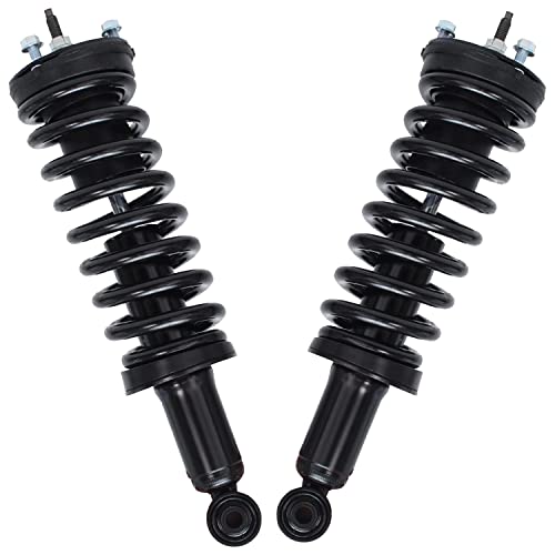 Detroit Axle - 2pc Front Struts for 04-12 Chevy Colorado GMC Canyon, Struts & Spring Assembly 2004 2005 2006 2007 2008 2009 2010 2011 2012 Replacement Suspension Quick Install Ready Struts Shocks - size: 10291-2/Pair
