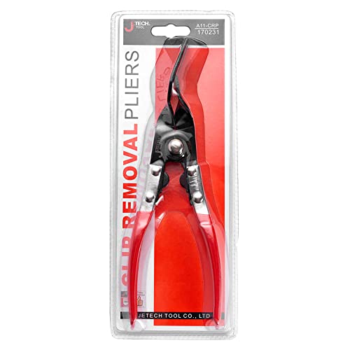 Jetech Car Clip Pliers Tool Universal Auto Door Car Upholstery Trim Clip Removal Plier Panel Clip Pliers Set Fastener Remover - Prevents Damage to Trim and Fasteners
