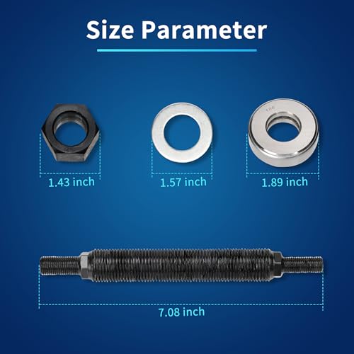 66515 Harmonic Balancer Installation Tool Compatible with Chevy SBC BBC Cranks