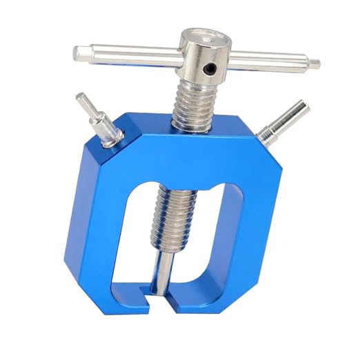 1/8 1/10 RC Motor Gear Puller Remover Universal Pinion Gear Tooth Extractor Repair Tool for 1:8 1:10 Scale Crawler Truck Car Upgrade Parts HSP HPI Axial SCX10 Traxxas RC4WD Redcat (Blue) - color: Blue