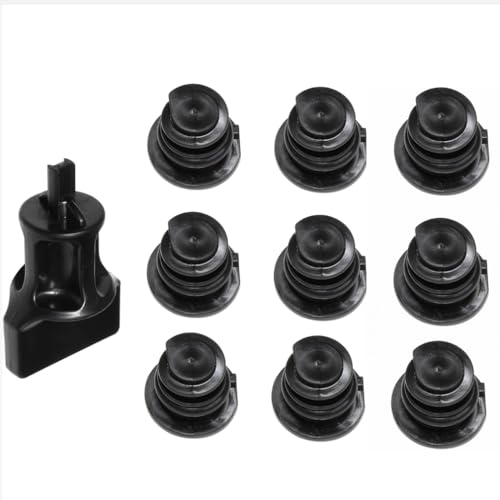 Oil Drain Plug Removal Tool, 9 PCS Audi Oil Drain Plug Compatible with Volkswagen, Audi, OEM 06L103801，Volkswagen Beetle, Golf/GTI/Sportwagen/Passat, Tiguan，