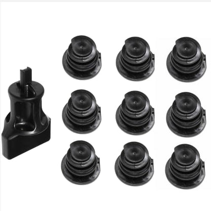 Oil Drain Plug Removal Tool, 9 PCS Audi Oil Drain Plug Compatible with Volkswagen, Audi, OEM 06L103801，Volkswagen Beetle, Golf/GTI/Sportwagen/Passat, Tiguan，