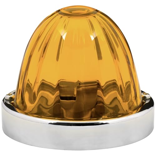 GG Grand General 92421 Light Amber Watermelon Plus Glass Lens Kit for 1156 Bulb (Bulb not Included) - color: Light Amber, style: 1156 Bulb Base