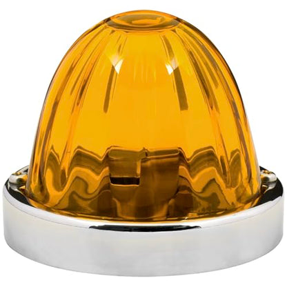 GG Grand General 92421 Light Amber Watermelon Plus Glass Lens Kit for 1156 Bulb (Bulb not Included) - color: Light Amber, style: 1156 Bulb Base