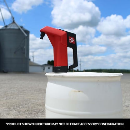 Fill-Rite FR20V Lever Operated Fuel & Oil Transfer Hand Pump - style: Poly Pump (Red - Fuel)
