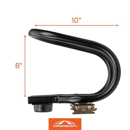 CargoSmart Motorcycle Wheel Chock — Connects to X-Track and E-Track Systems — Fits Up to 7” Wide Tires - style: Motorcycle Wheel Chock
