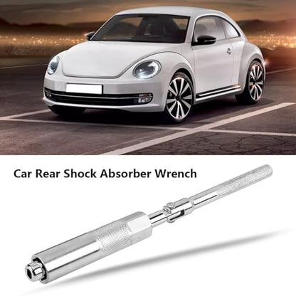 Rear Shock Absorber Wrench, Cr-V 17mm Hex Shock Absorber Socket Wrench, Removal Tool Set for Car