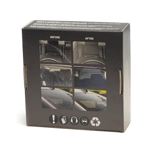 GLASS POLISH DIY 3” Windshield Polishing Kit with Enhanced Cerium Oxide Formula – Remove Wiper Blade Damage, Fine Scratches, Haziness, Water Spots – Restore Glass Clarity and Shine - GP21007