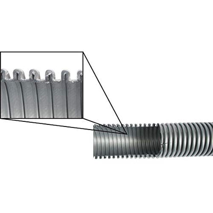Cen-Tec Systems 94115 Premium 20 Ft. Shop Vacuum Hose with Power Tool Adapter Set Silver - size: 20 Ft. Hose