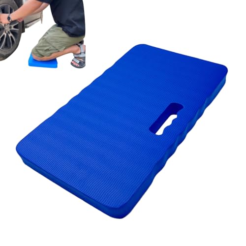 Thick Kneeling Pad - EVA Foam Garden Kneeler Mat | Foam Thick Mat | Gardening Kneeling Pad | Non-Slip Bathroom Mat Yoga Exercise Multifunctional Cushion EVA Car Repair Pad, 42x21x2cm, Blue - color: Blue