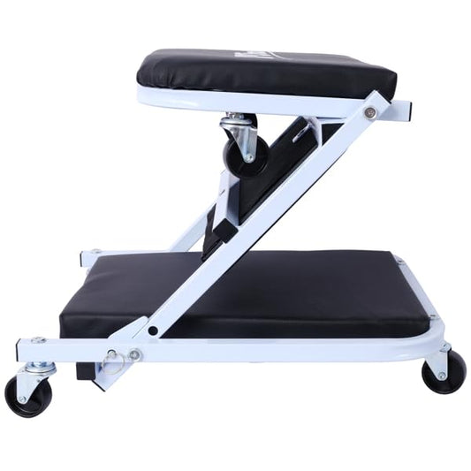 Mechanic Creeper Seat 36" Creeper Low Profile Garage Creepers, 6 Wheels Heavy Duty Automotive Creepers Car Repair Tool Mechanic, Workshop Equipment Garage Stool Rolling Seat Mobile Work