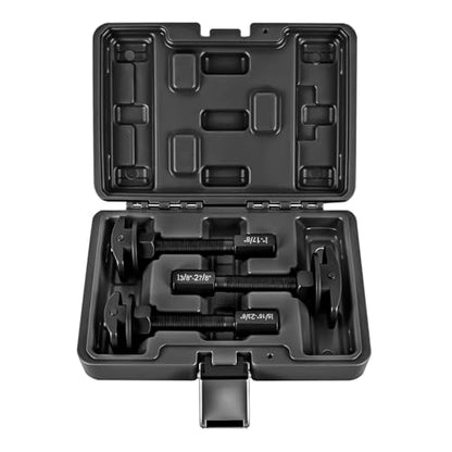 GOOACC 3PCS Rear Axle Bearing Puller Set, Axle Bearing Puller Removal Tool Kit with 3 Sizes 1" to 1-7/8", 1-5/16" to 2-3/8" & 1-3/8" to 2-7/8" Axle Wheel Bearing Removal Tools for Axles Bearings Black - color: 3pc Rear Axle Bearing Puller Black