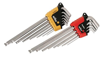 Wiha 66992 MagicRing Ball End Hex L-Key Set, 22 Piece, Inch and Metric | Free-Hand Grip, Hardened Tool Steel