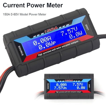 150A RC Battery Voltage Amp Meter LCD Display High Precision Current Power Analyzer Digital High-Precision Amp Watt Meter