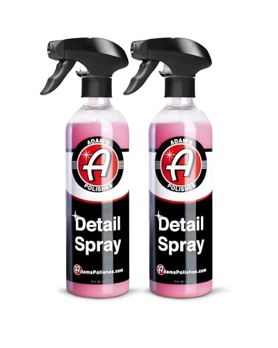 Adam's Detail Spray (2-Pack) - Quick Waterless Detailer Spray for Car Detailing, Washing, Polishing & Vehicle Claying - size: 16 fl. oz (2 Pack)