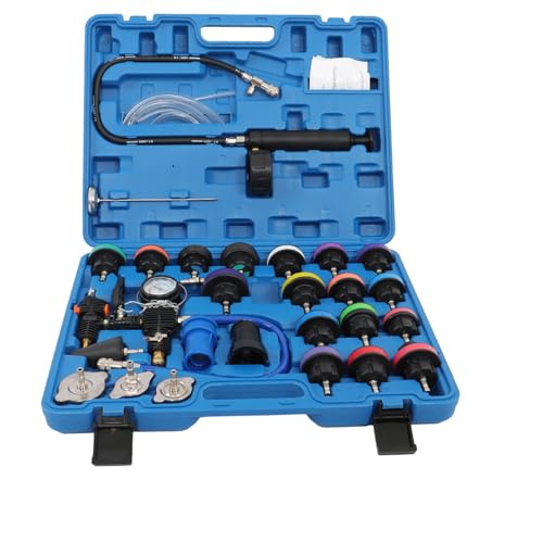 28-Piece Radiator Pressure Tester Cooling System Refill Kit with Suitcase