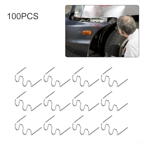 Robust 0 60 8mm Welding Nail Kit 100PCS, Plastic Repair, For Car Bumper Welder(0.8mm Wave staples) - color: 0.8mm Wave staples