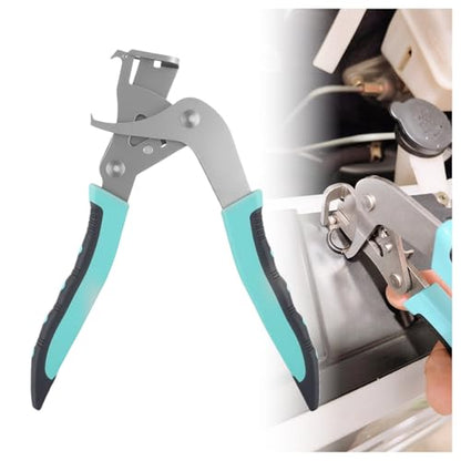 Upgraded Car Clip Pliers,Non-damaging Car Panel Clip Pliers with Spade Jaws & Labor-saving Spring Construction for Cars Clips,Versatile Cars Panel Clips Removal Plier