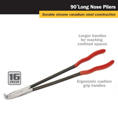 Titan 60783 16-Inch 90-Degree Long Nose Pliers - style: 16-Inch 90-Degree