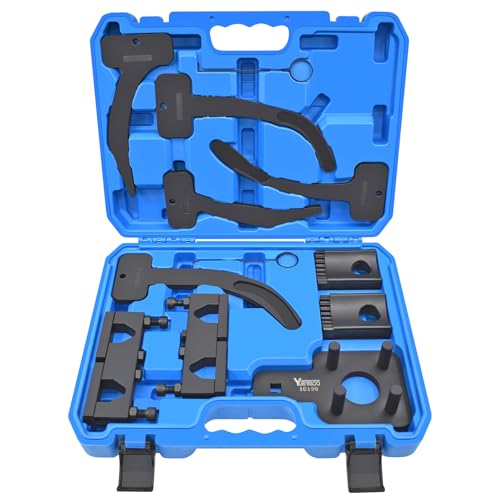 Camshaft Phaser Timing Chain Tool, Replace 10200A 10202 10198A 10369 | with Camshaft Holding Tool Crankshaft Pulley Wrench Compatible with VW Dodge Chrysler 3.0L, 3.2L and 3.6L Pentastar Engine - size: 12pcs