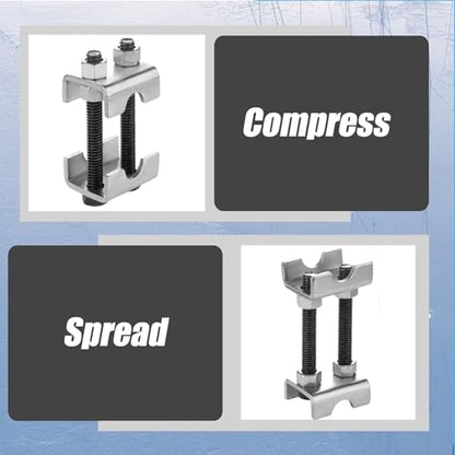 8 PACK Coil Spring Spacer,Spring Spacer-Clamps,Adjustable Coil Spacer -Lift Or Lower 1" Up To 2",Mini Coil Spring Compressor Strut Shock Absorber - size: 8PCS Coil Spring Spacer