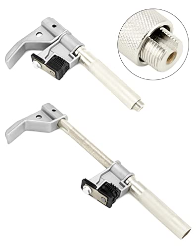 QWORK 7402 Universal Outside Thread Chaser, Heavy Duty Thread Repair Tool for 1-1/4" to 5" O.D, 1 Set