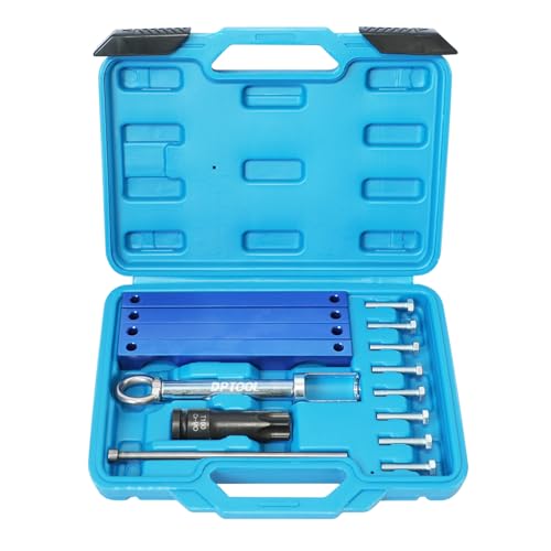 Engine Timing Tool Camshft Aligning Locking Tool Fit Benz M157 M276 M278 | Compatible with Mercedes Benz M157 M276 M278 with T100 and Injector Removal Puller Tool - size: for M157 M276 M278