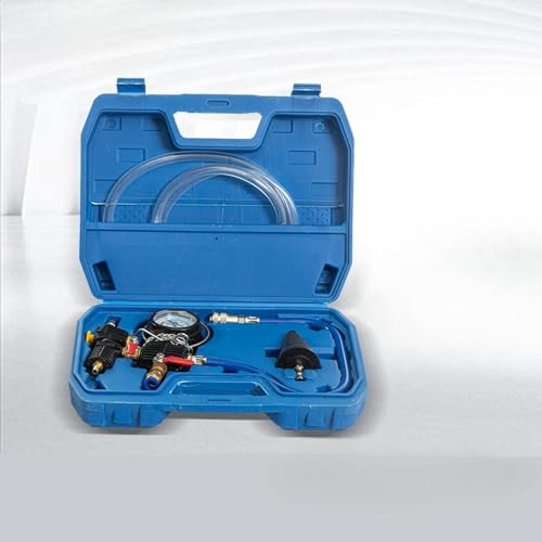 harayaa Coolant Pressure Tester Vacuum Refill Set Portable Aluminum Alloy Water Tank Replacement Tool with Storage Box Suitable for Workshop