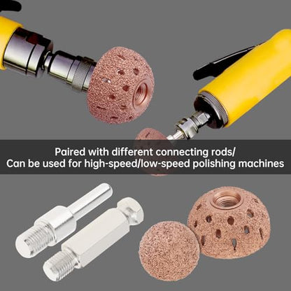 Tire Repair Patch Tools Tyre Buffing Wheels 40 mm 25 mm Tire Patch Roller Scraping Cutter for Car Tire Grinding Polishing Accessories Kit (25mm+40mm) - size: 25mm+40mm