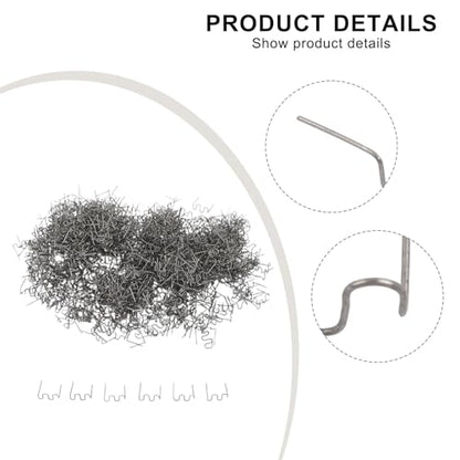 1000Pcs Welder Staples, 0.6mm S Wave Staples for Car Bumper Bodywork Plastic Stapler Repair Kit for Car Bumper Repair, Architectural Modeling, Plastic Craft Welding Supplies
