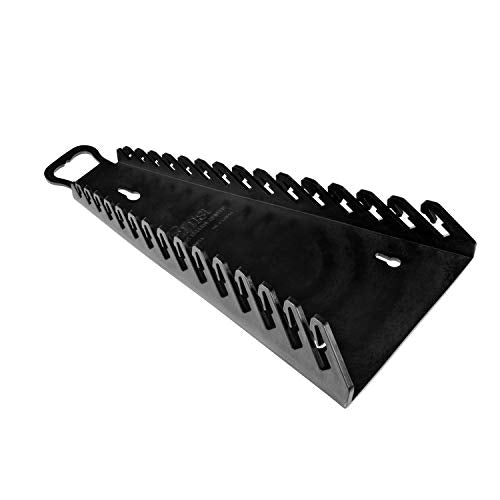 Ernst Manufacturing 5189 15-Wrench Reverse Gripper Portable Wrench Organization - Durable Flexible Grip, Fits 1/4" to 1 1/8" & 6-20 mm, Black - color: Black, size: 15 Tool, style: Reverse