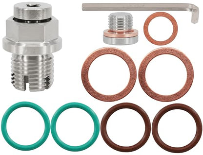 M16.1-1.5 x 15mm Oversize Oil Drain Plug, Stainless Steel Self Tapping Oil Pan Thread Repair Kit - size: M16.1x1.5