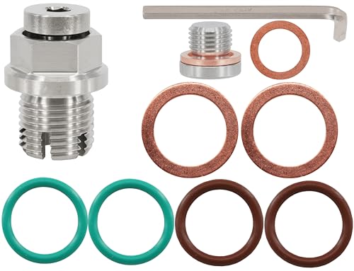 M16.1-1.5 x 15mm Oversize Oil Drain Plug, Stainless Steel Self Tapping Oil Pan Thread Repair Kit - size: M16.1x1.5