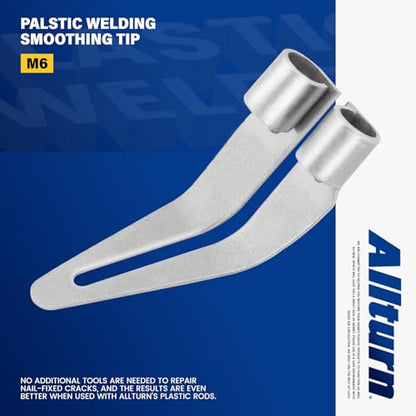 Allturn 5 Pcs Plastic Smoothing And Welding Tips | With Car Bumpers, Kayaks, Canoes, Priority Support Available - style: 5pcs Smooting Tip
