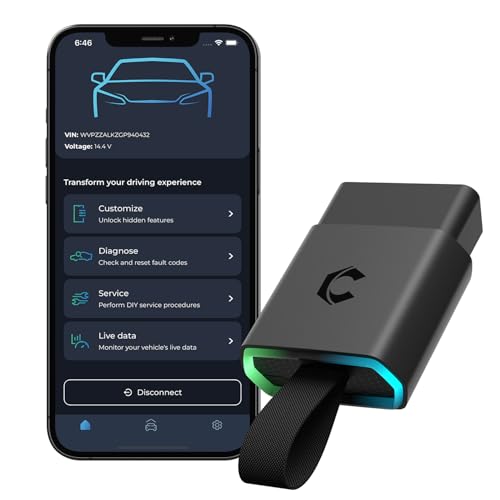 Carista EVO - Bluetooth OBD2 Scanner - Car Diagnostic Tool & Code Reader with Access to Diagnostics, Customizations, Service Tools & Live Data (Subscription Required)